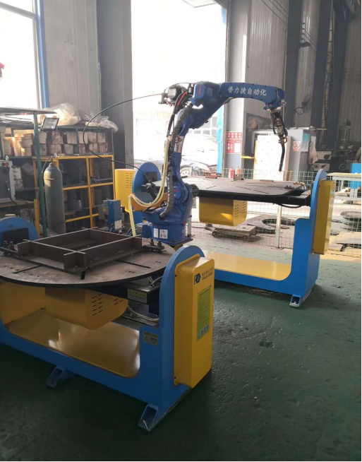 环保设备行业安川焊接机器人工作站